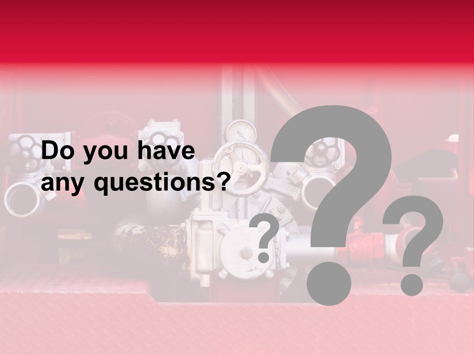 Firefighting Security Faucet PowerPoint Template