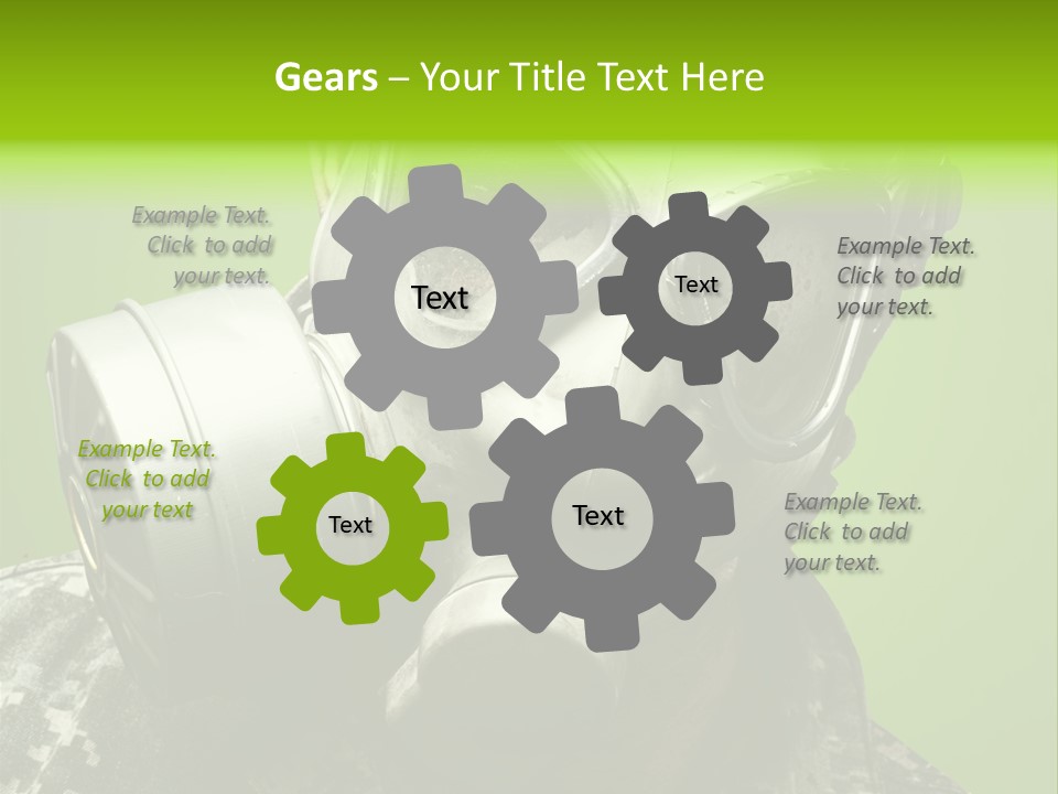 Equipment Combat Special PowerPoint Template