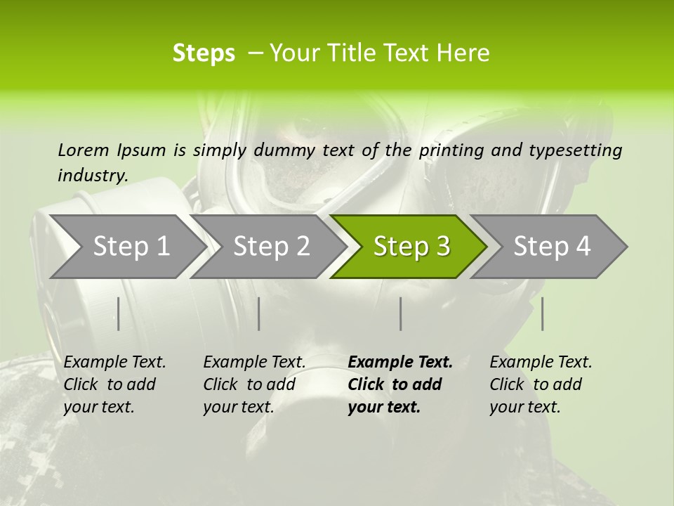 Equipment Combat Special PowerPoint Template