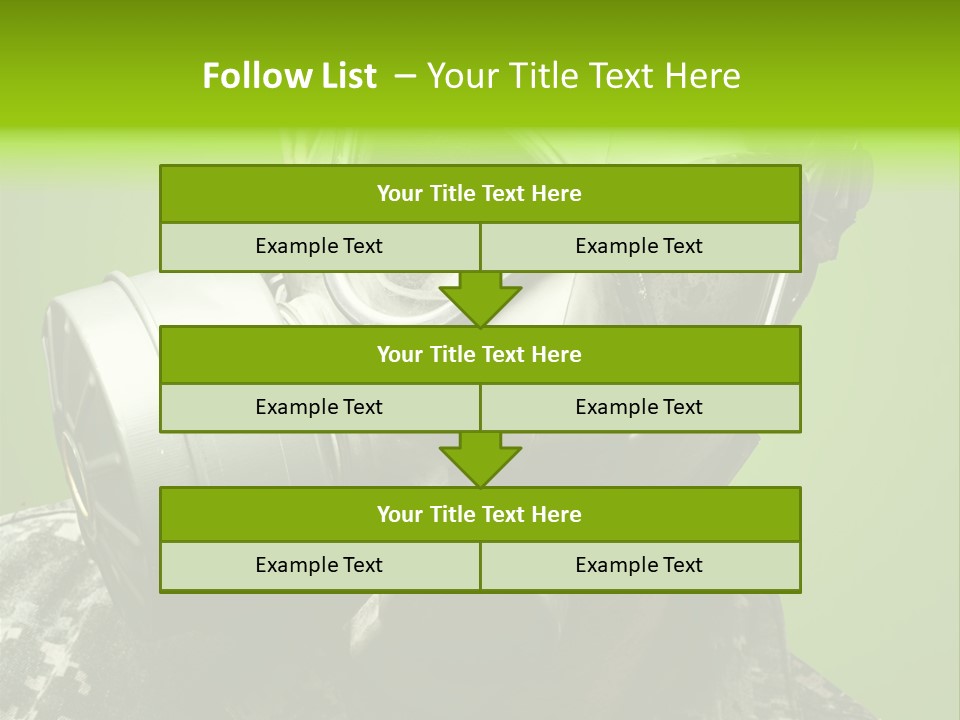 Equipment Combat Special PowerPoint Template