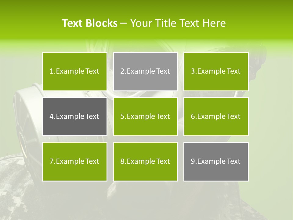 Equipment Combat Special PowerPoint Template