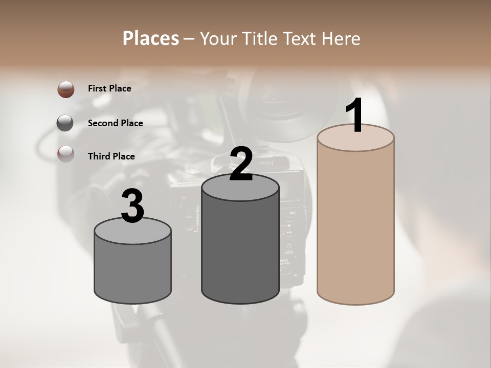 News Television Person PowerPoint Template