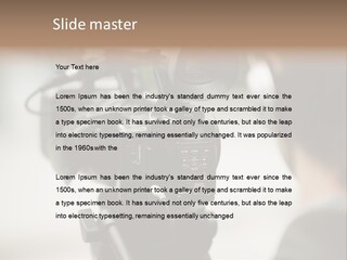 News Television Person PowerPoint Template