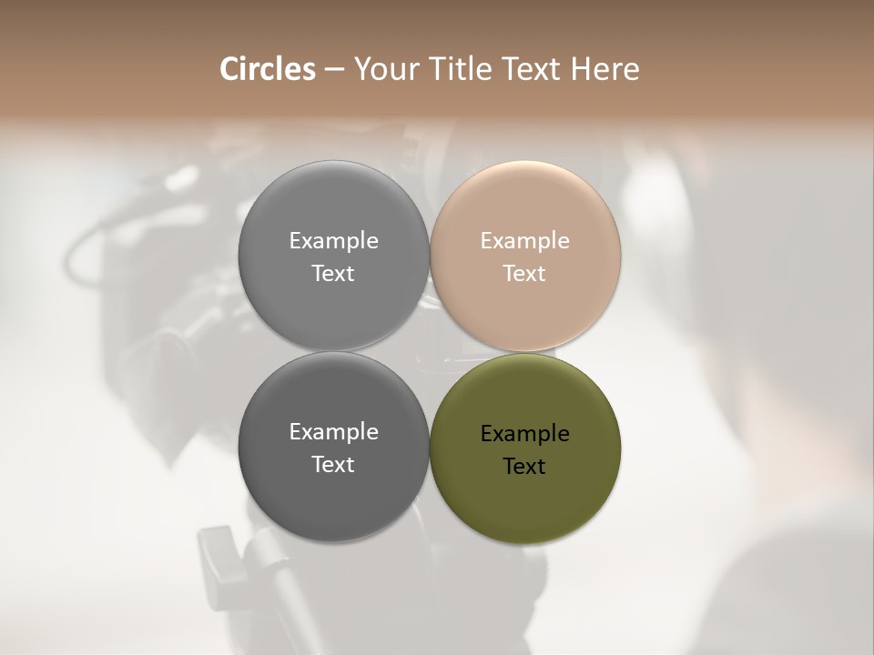 News Television Person PowerPoint Template