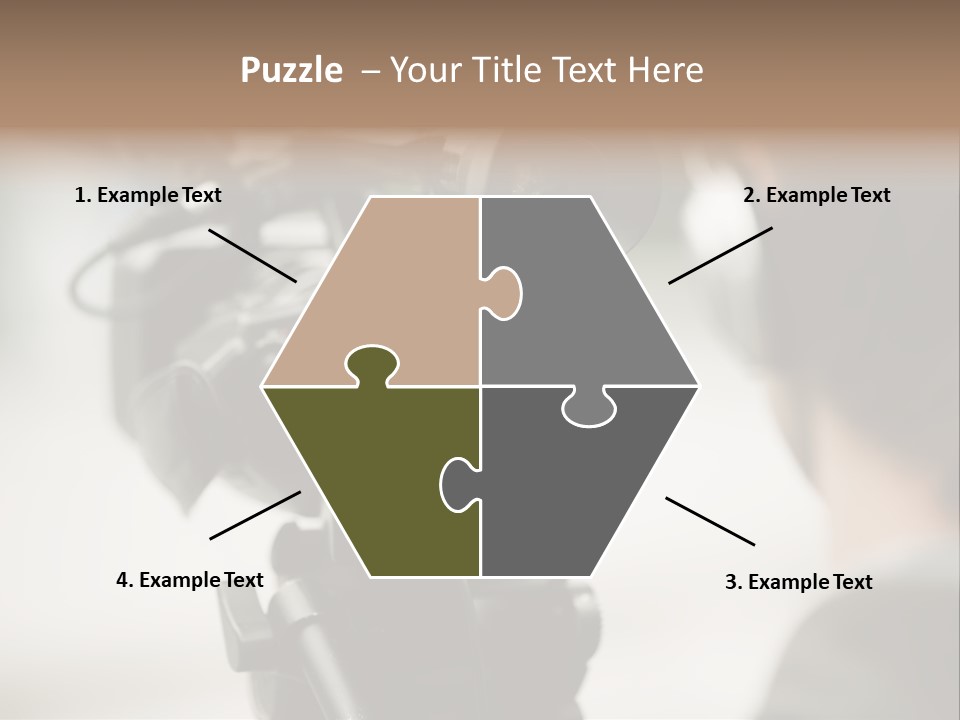 News Television Person PowerPoint Template