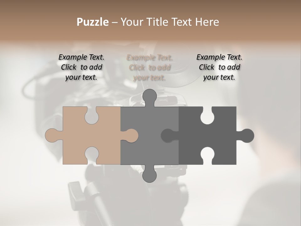 News Television Person PowerPoint Template