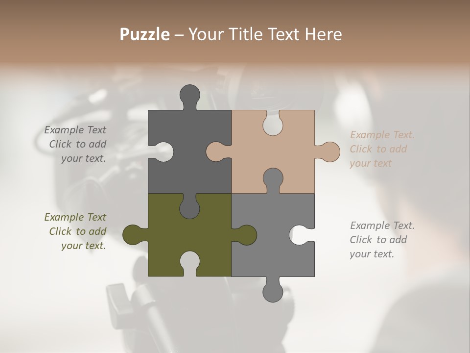 News Television Person PowerPoint Template