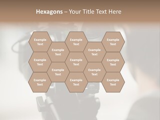 News Television Person PowerPoint Template