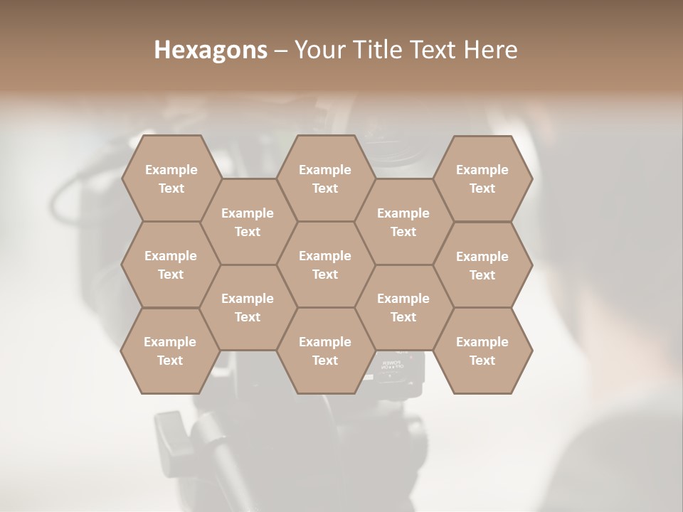 News Television Person PowerPoint Template