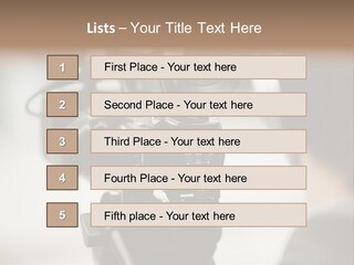 News Television Person PowerPoint Template