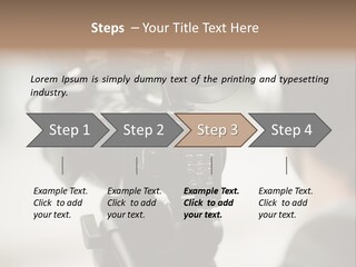 News Television Person PowerPoint Template