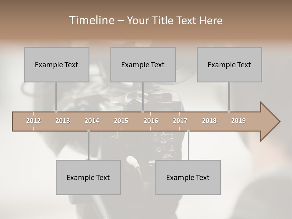 News Television Person PowerPoint Template