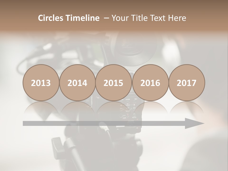 News Television Person PowerPoint Template