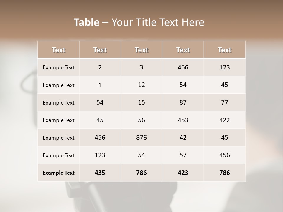 News Television Person PowerPoint Template