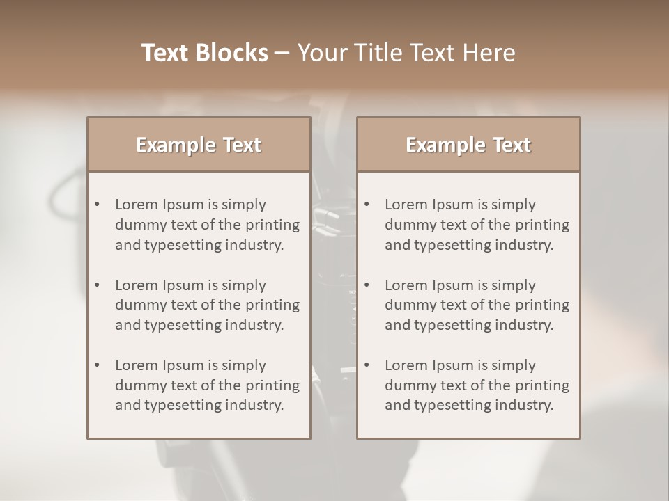 News Television Person PowerPoint Template