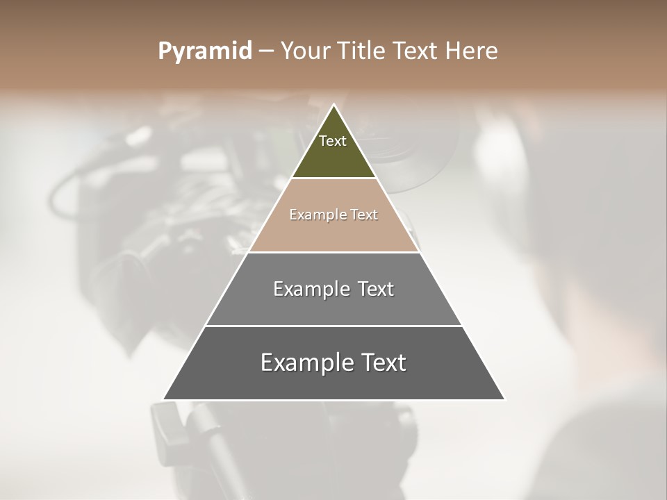 News Television Person PowerPoint Template