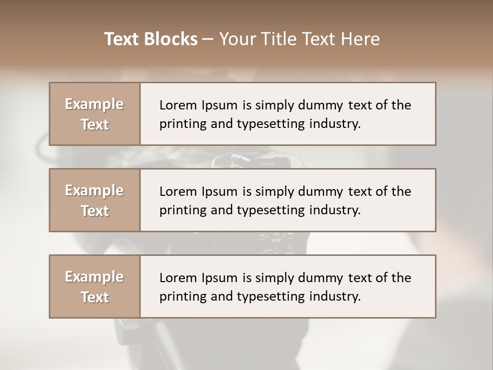 News Television Person PowerPoint Template
