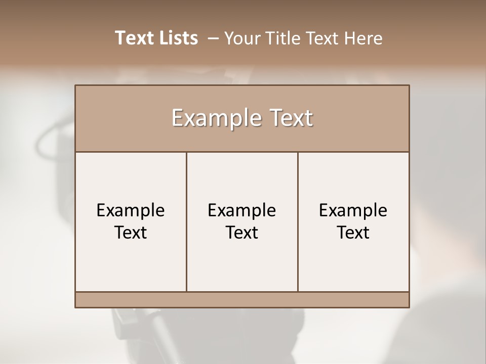 News Television Person PowerPoint Template