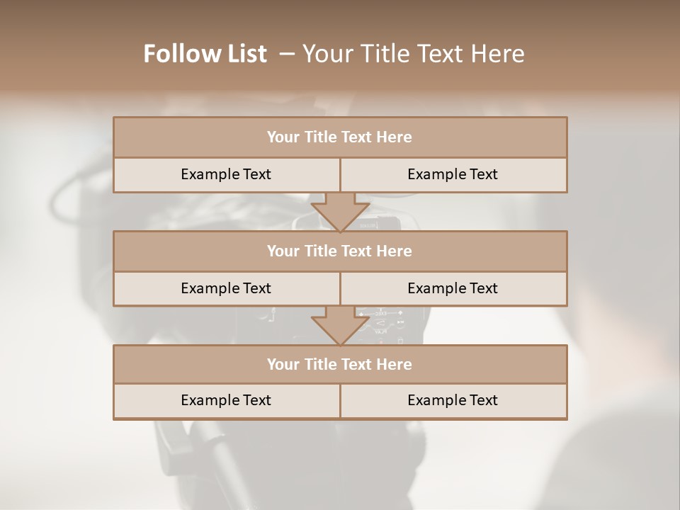 News Television Person PowerPoint Template