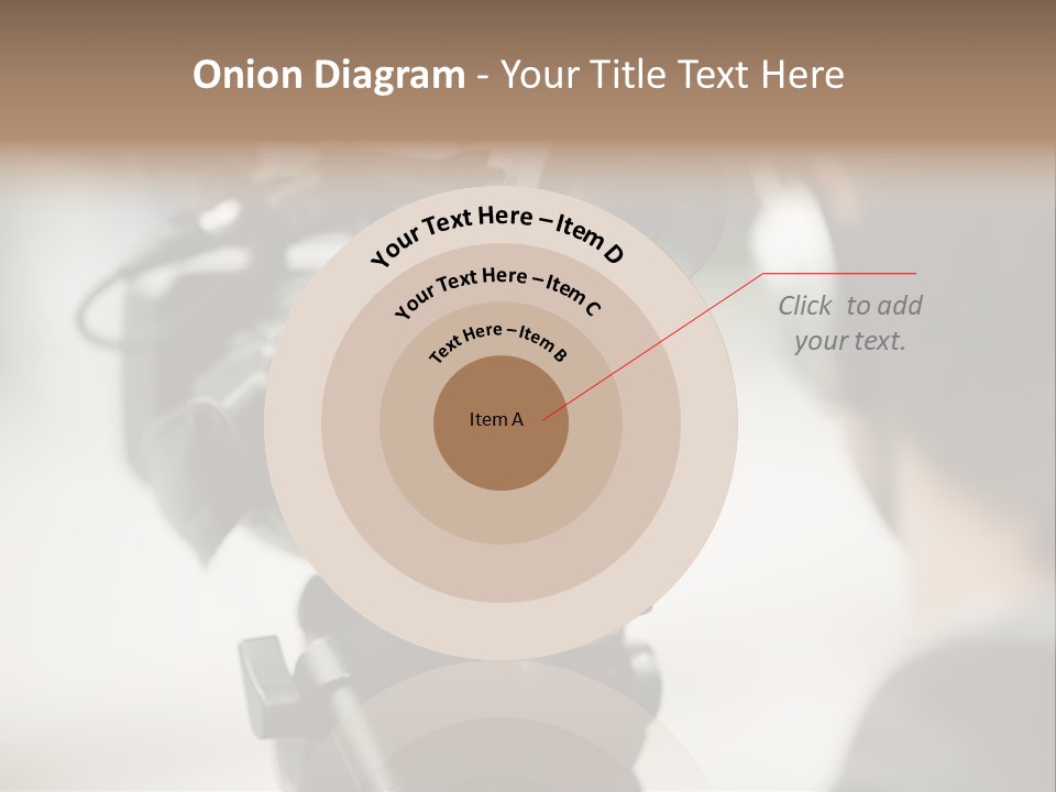 News Television Person PowerPoint Template