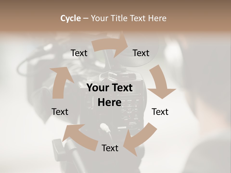 News Television Person PowerPoint Template