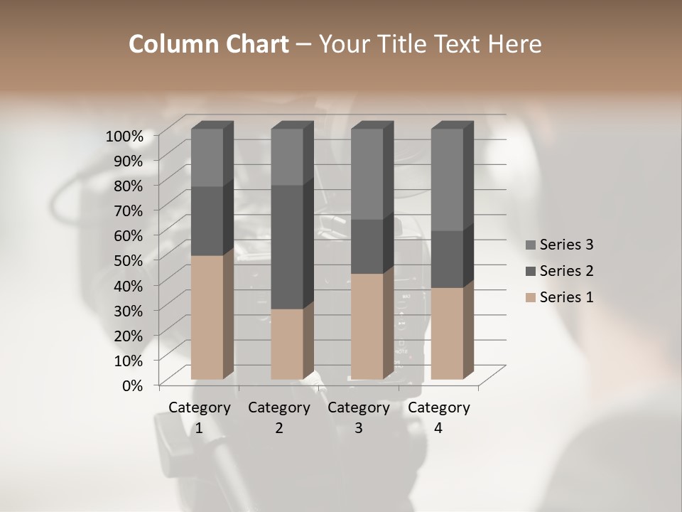 News Television Person PowerPoint Template
