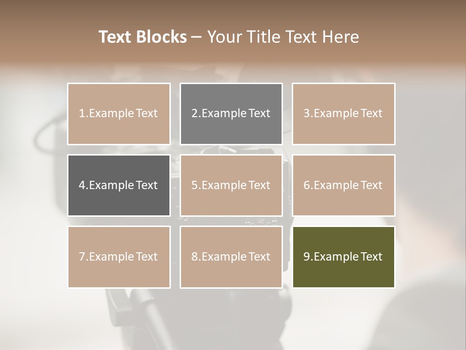 News Television Person PowerPoint Template