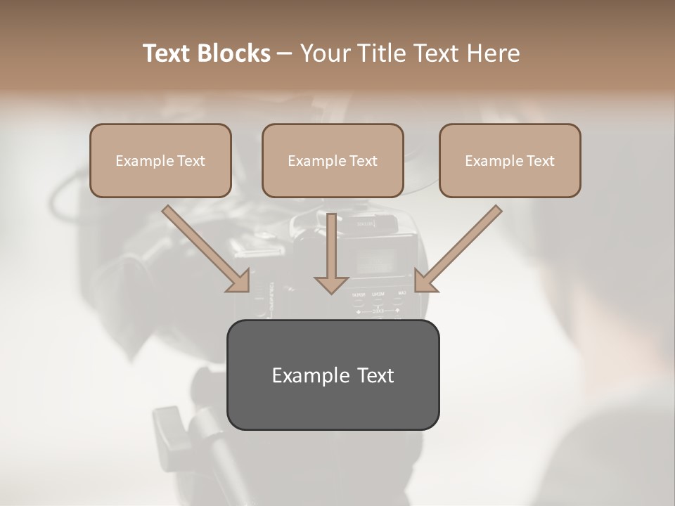 News Television Person PowerPoint Template