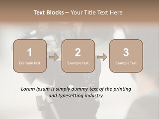 News Television Person PowerPoint Template
