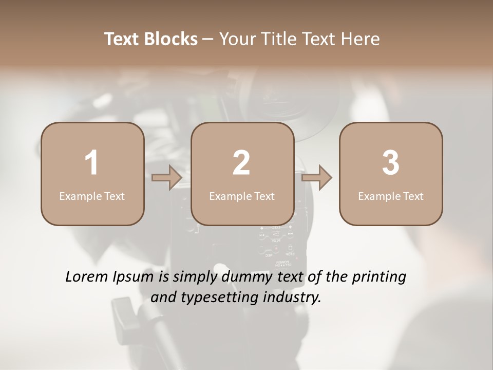 News Television Person PowerPoint Template