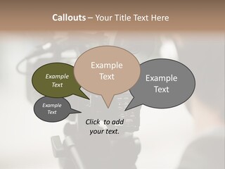 News Television Person PowerPoint Template