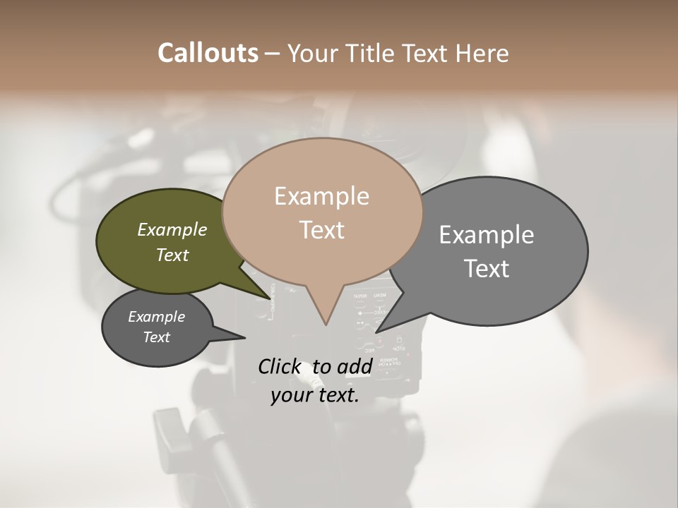 News Television Person PowerPoint Template