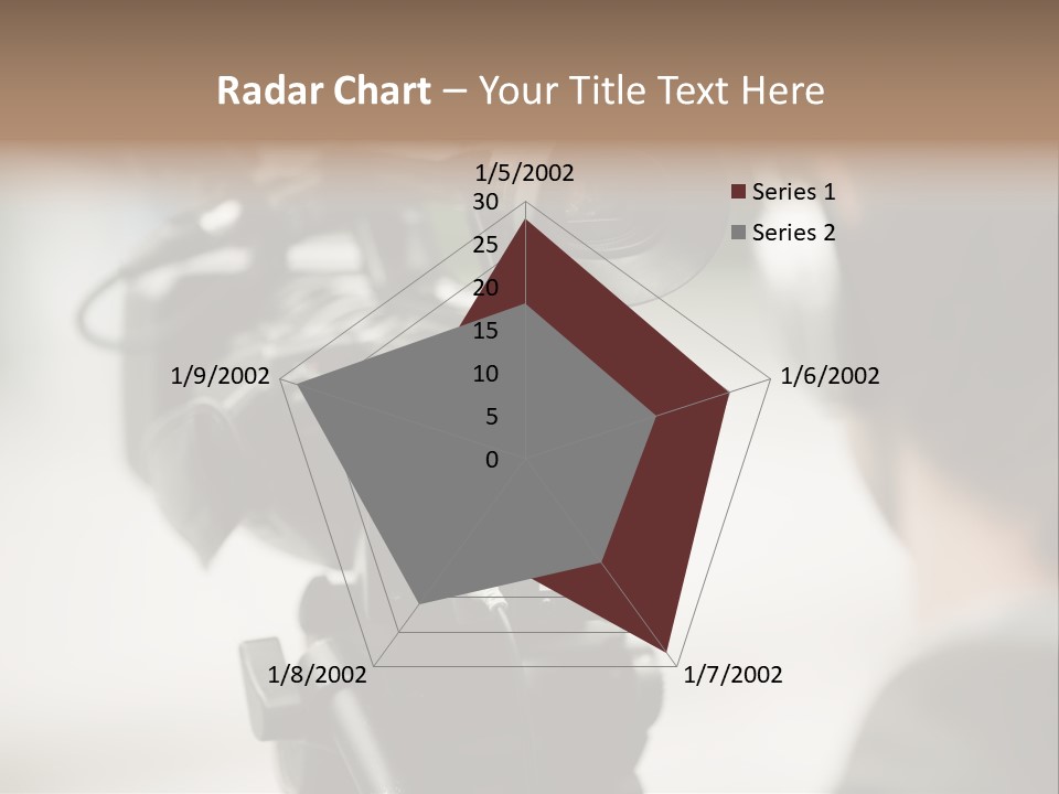 News Television Person PowerPoint Template