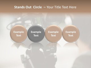 News Television Person PowerPoint Template