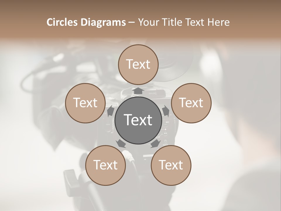 News Television Person PowerPoint Template