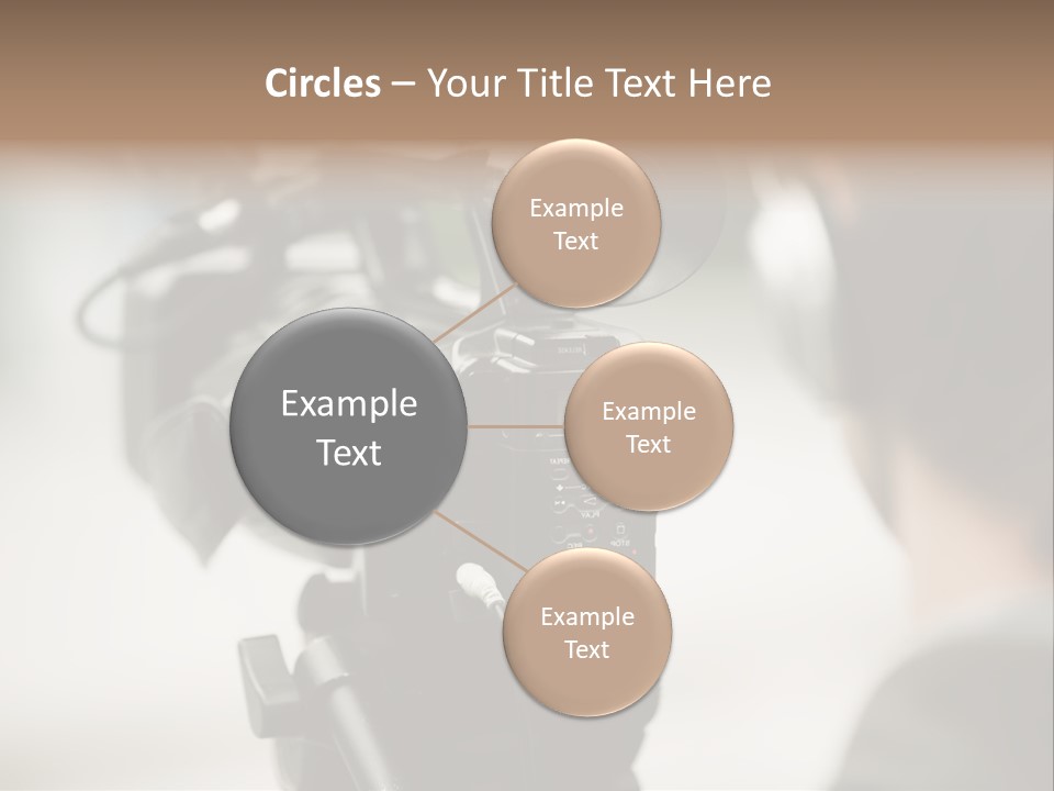 News Television Person PowerPoint Template