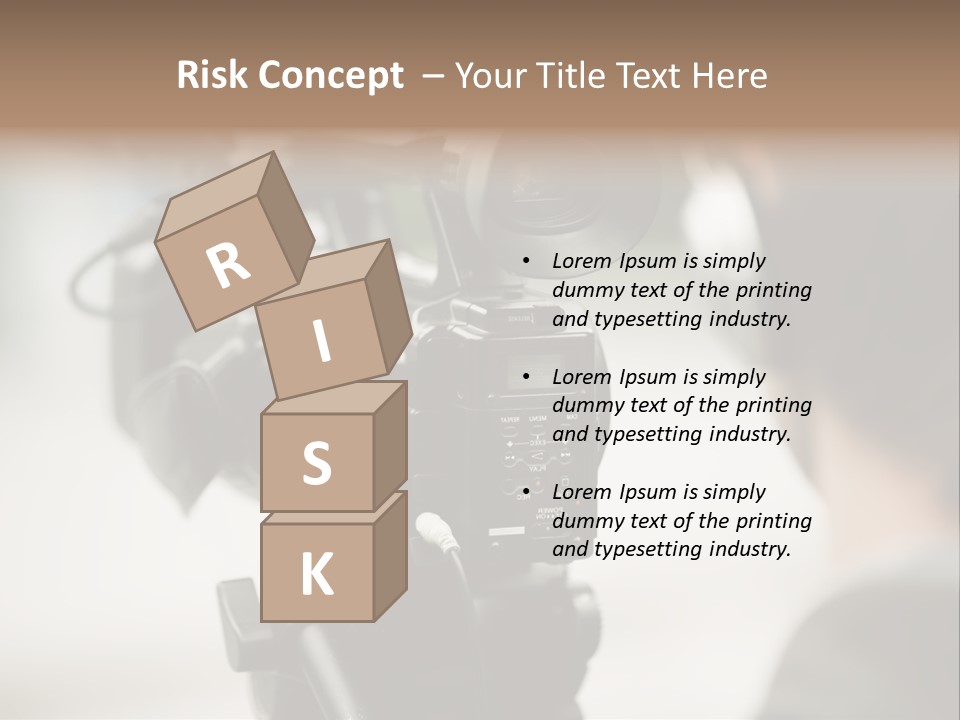 News Television Person PowerPoint Template