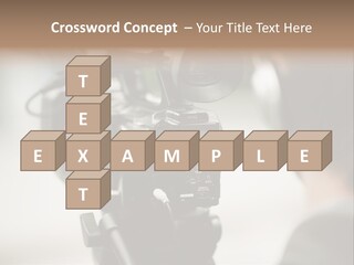 News Television Person PowerPoint Template