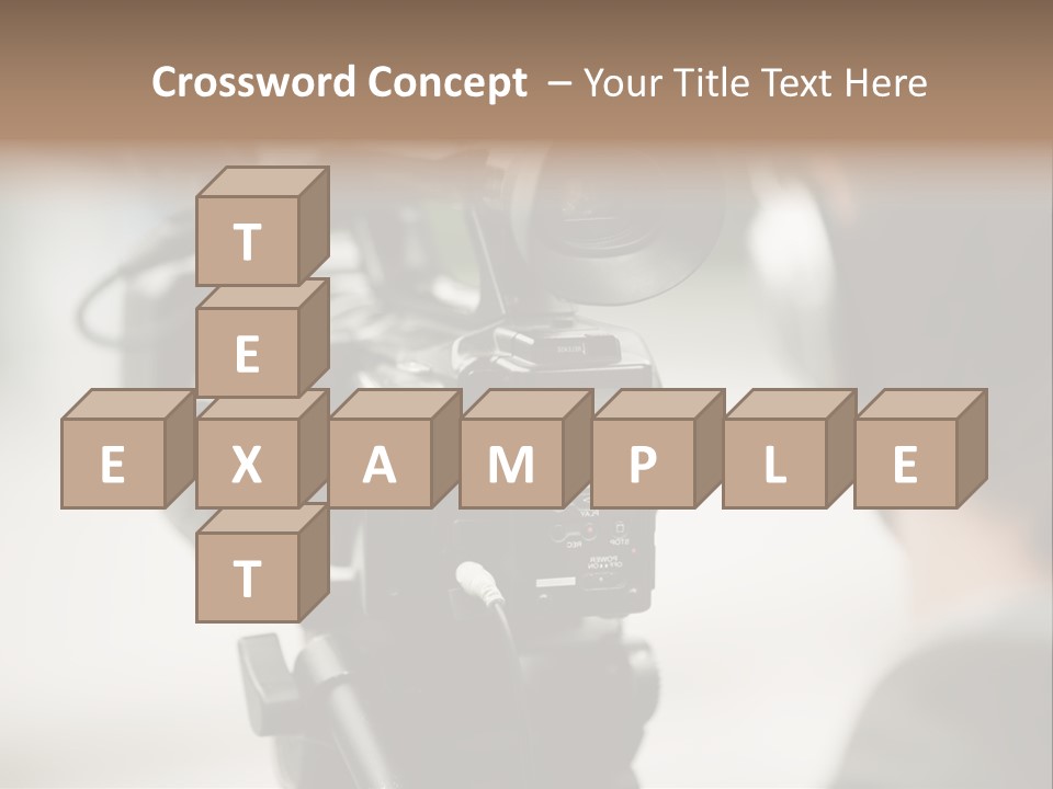 News Television Person PowerPoint Template