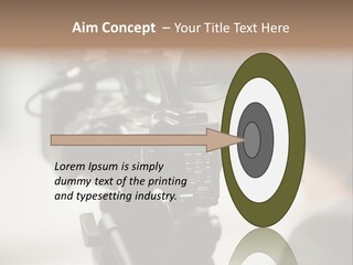 News Television Person PowerPoint Template