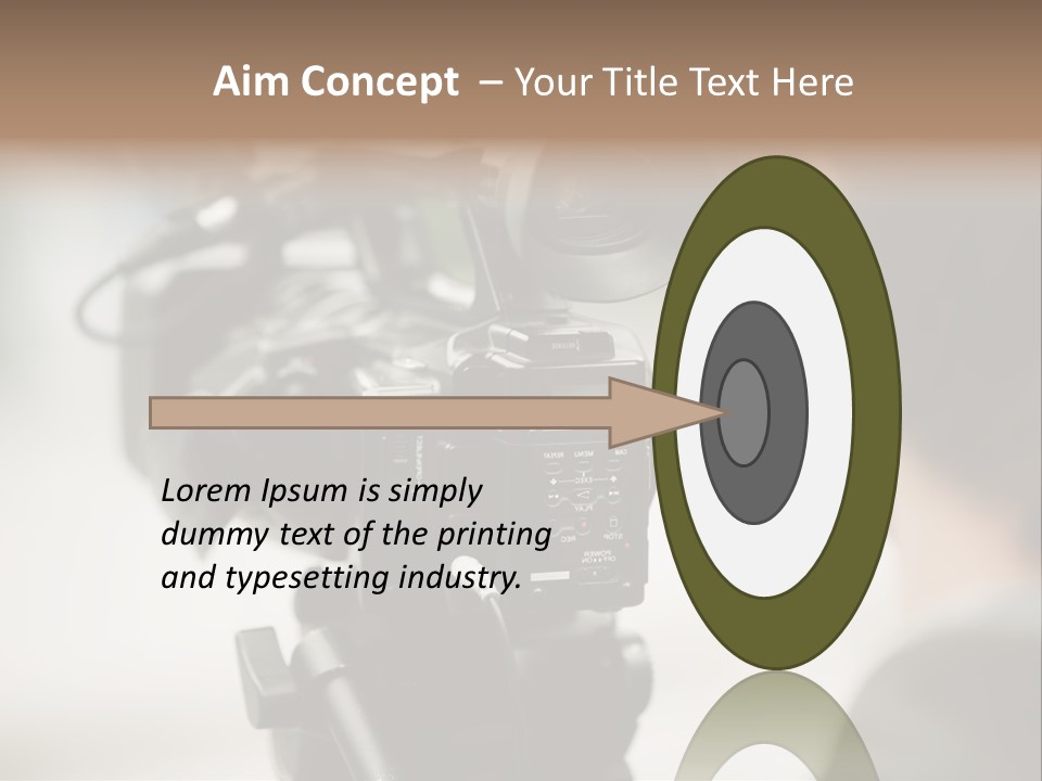 News Television Person PowerPoint Template