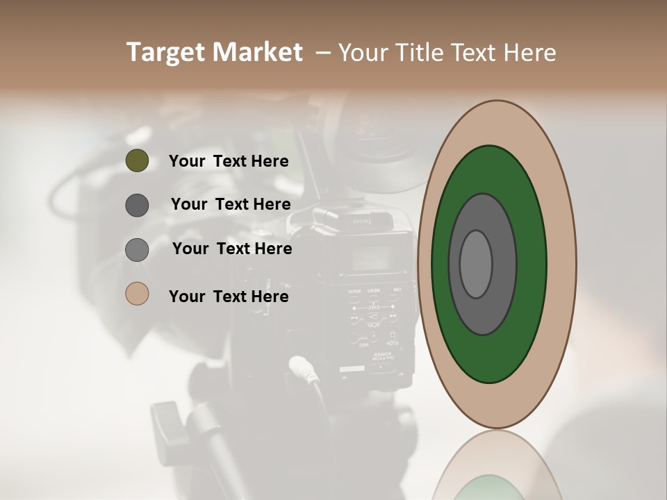 News Television Person PowerPoint Template