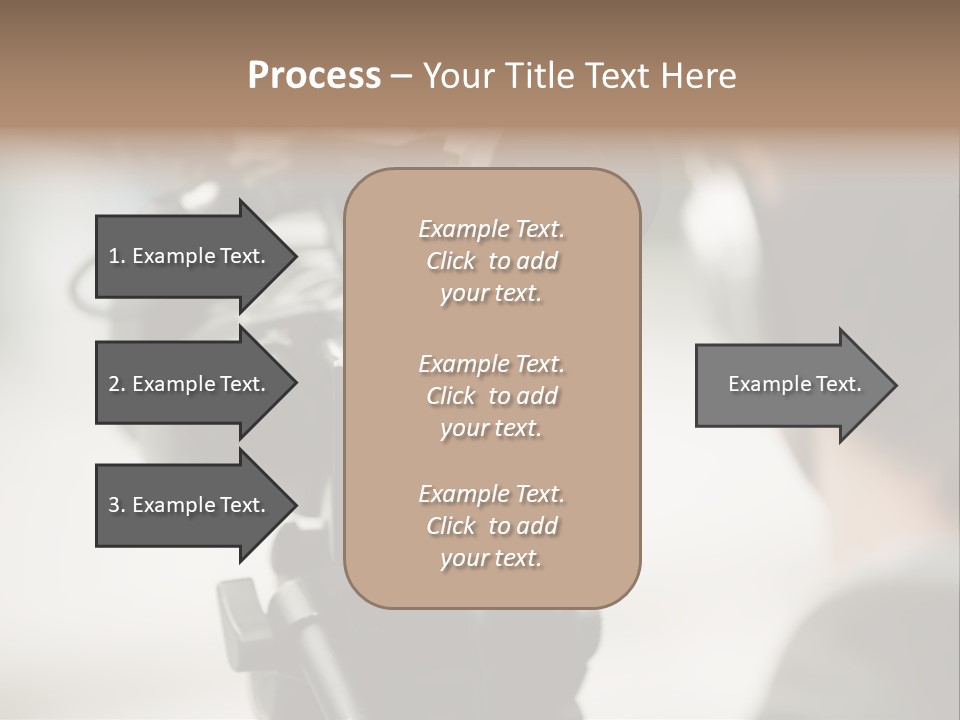 News Television Person PowerPoint Template