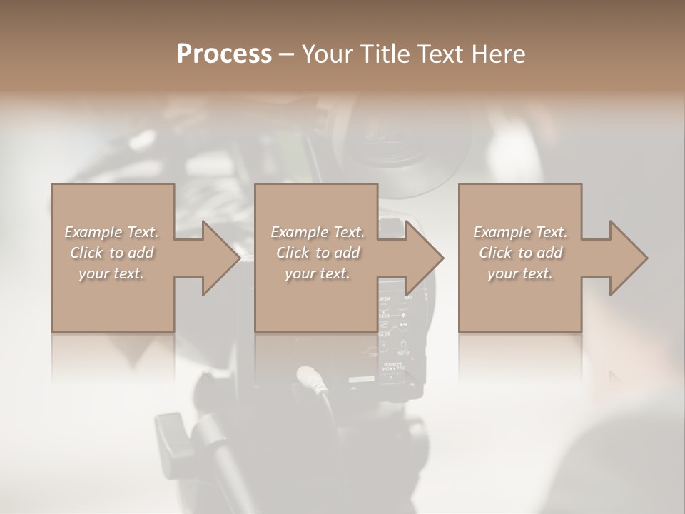 News Television Person PowerPoint Template