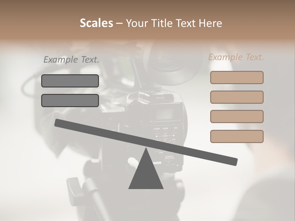News Television Person PowerPoint Template