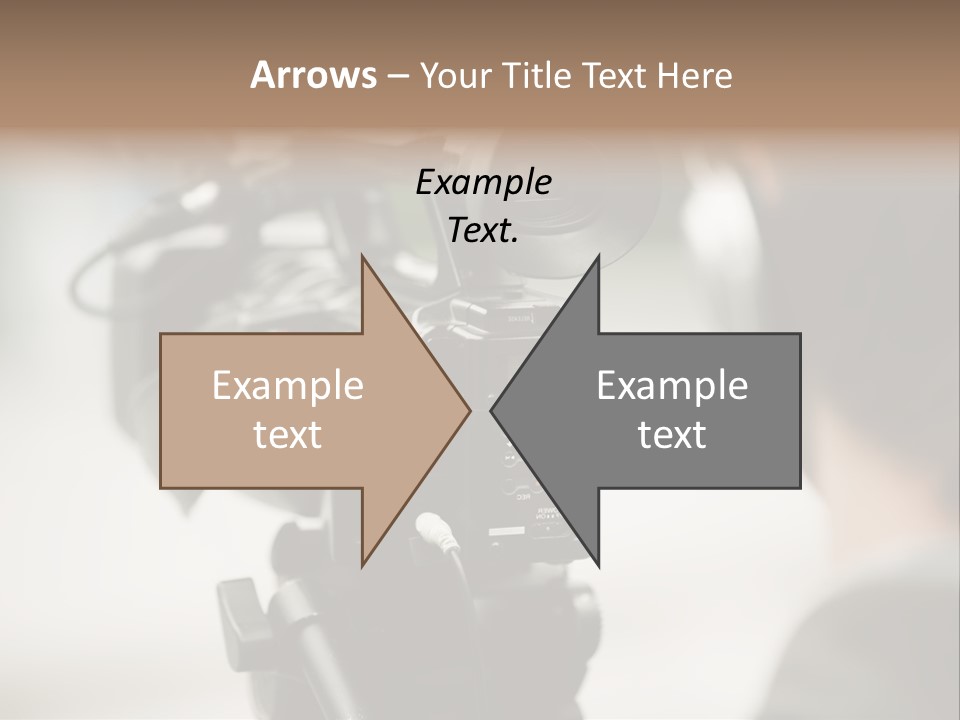 News Television Person PowerPoint Template