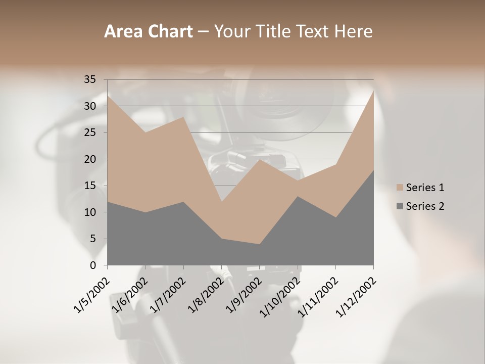 News Television Person PowerPoint Template