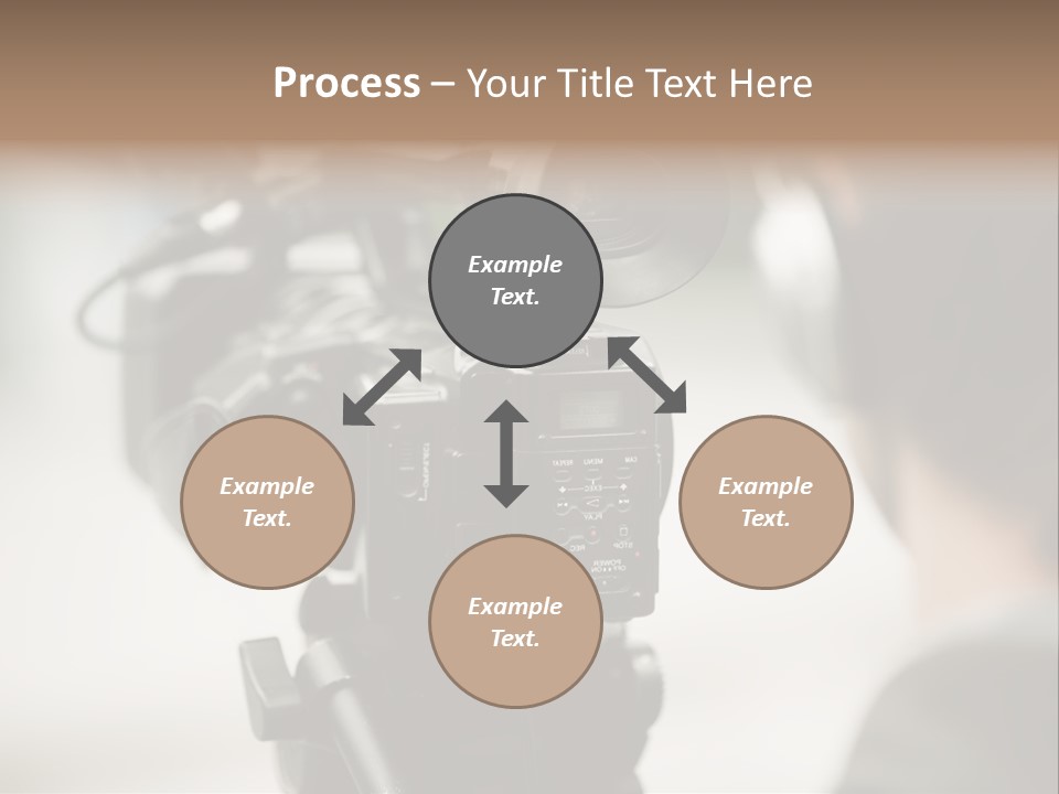 News Television Person PowerPoint Template