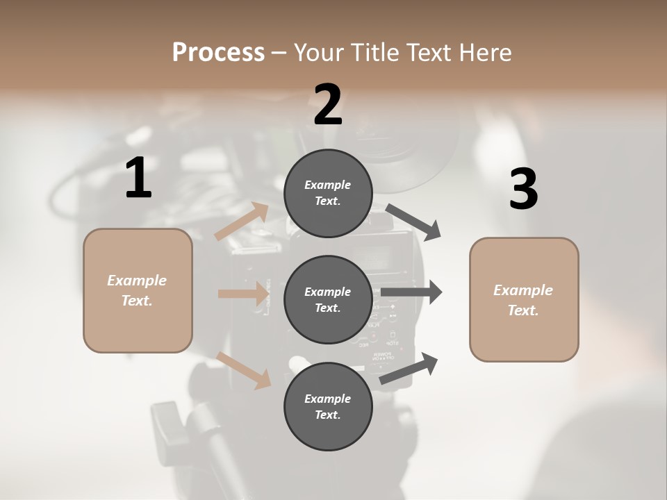 News Television Person PowerPoint Template