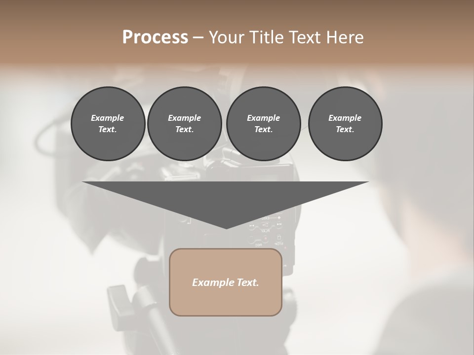 News Television Person PowerPoint Template